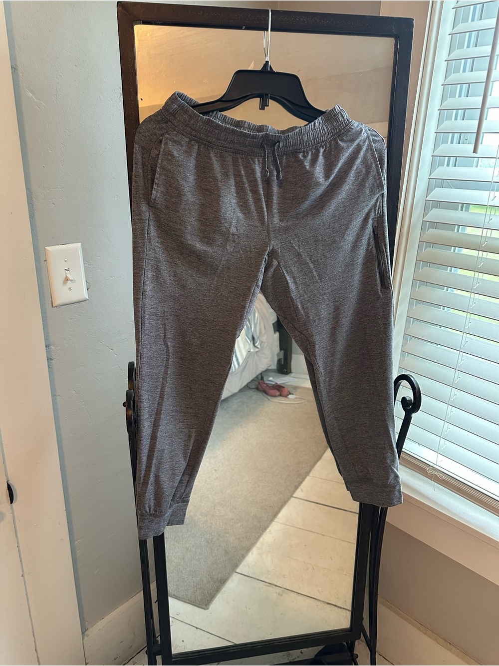 all in motion boys Heather Gray Drawstring Joggers XL (14)